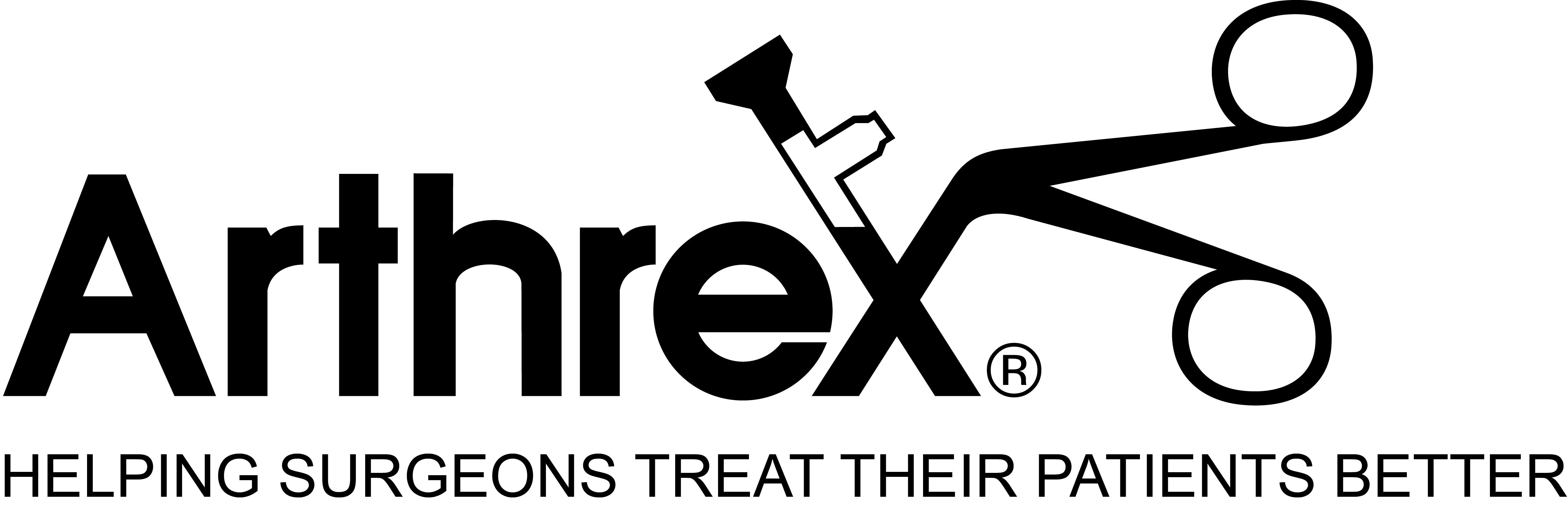 Arthrex Logo black subtitle CMYK